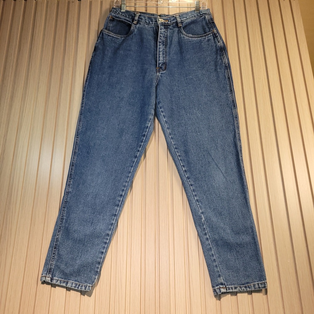 Bill Blass Jeans Womens 14 Blue Excellent Vintage 90s High Waisted Mom Tapered